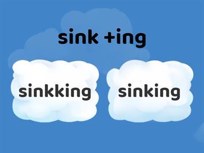  Doubling Rule ed/ing