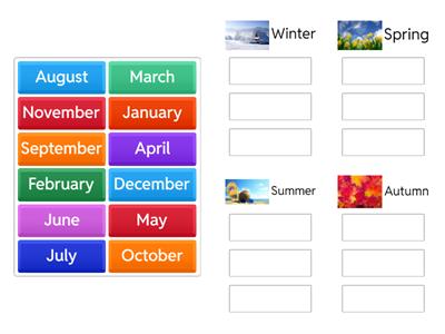7B Seasons and Months