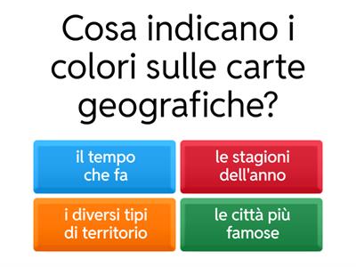 Quiz di geografia quarta elementare