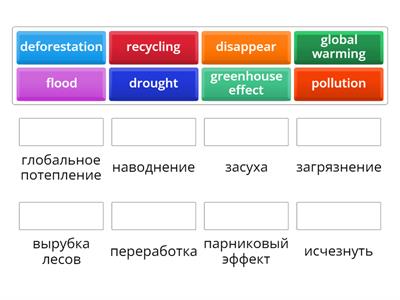 LEARN WORDS. THE ENVIRONMENT