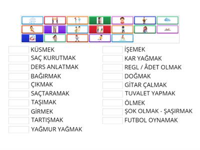 4) VERBS - FİİLLER