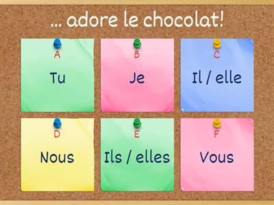Verbes du 1er groupe
