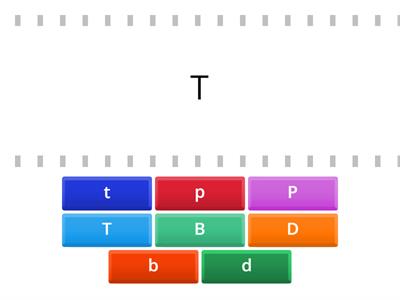 DISTINGUE AS LETRAS "B,P,Q,T"