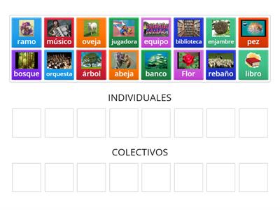 NOMBRES INDIVIDUALES Y COLECTIVOS