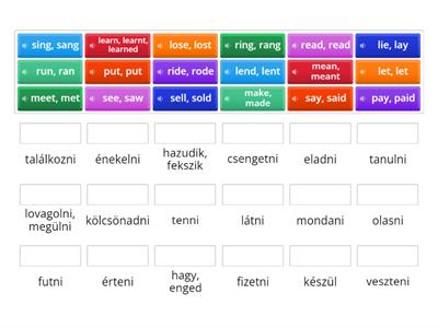 Irregular verbs 3.