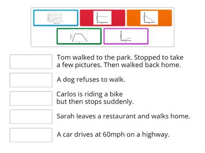 Distance-Time Graph Game - constant velocity only