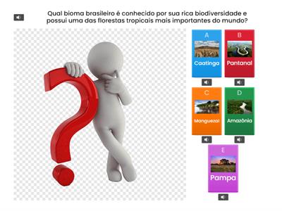 JOGO QUIZ - 6 BIOMAS