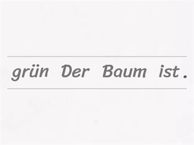 SÄTZE formen -  KINDER