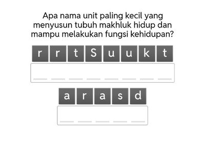 Struktur dan fungsi sel