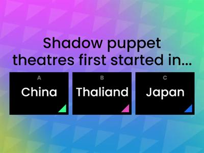 FF4 Unit 5 (Shadow puppet theatre)