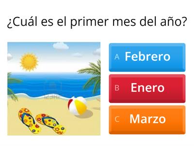 Actividades  con  los meses del año.