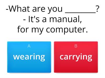 8B confusing verbs