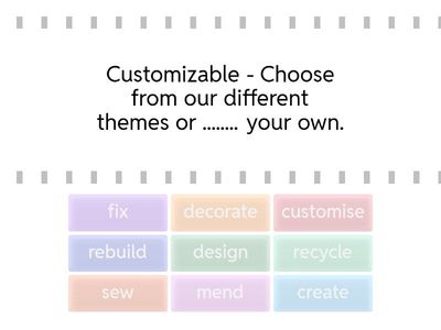  Prepare Unit 5, Verbs for making things