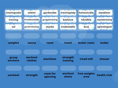 DLA 5d Treningsord for oppvarming