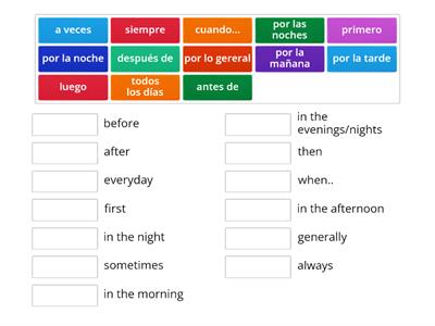 Connective words