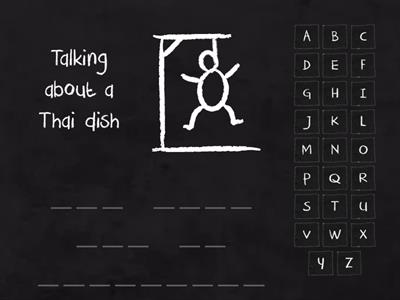 Food Hangman ENG 1201