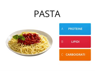 SCIENZE : CARBOIDRATI-PROTEINE-LIPIDI?