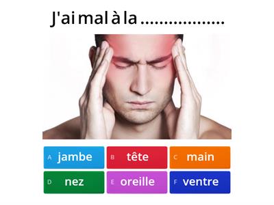 J'ai mal...