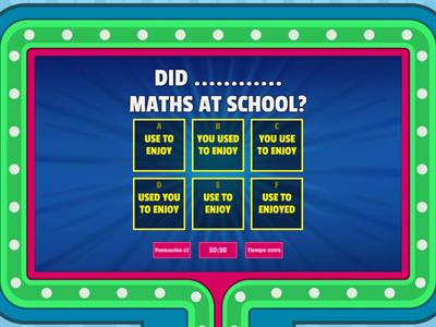 USED TO/ DIDN'T USE TO