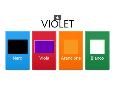 FRANCESE (Audio-quiz) : Colori