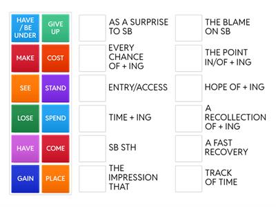 NOUN AND VERB COLLOCATION