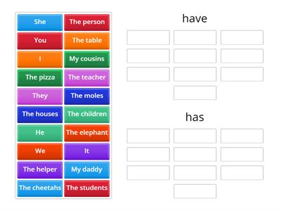 My First Grammar 1 - Have/Has