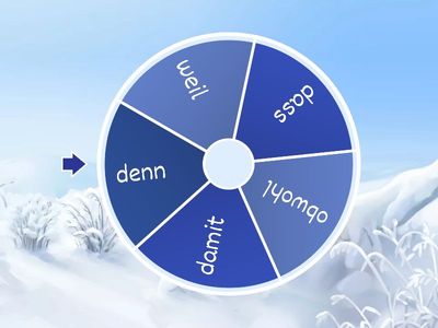 Konnektoren - weil, dass, obwohl, damit, denn - Glücksrad
