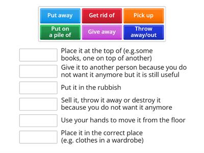 Is stuff winning? (phrasal verbs)