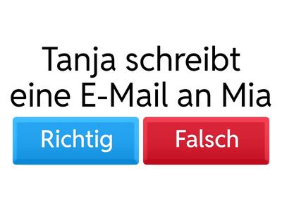 Mein Lieblingsessen Richtig/Falsch