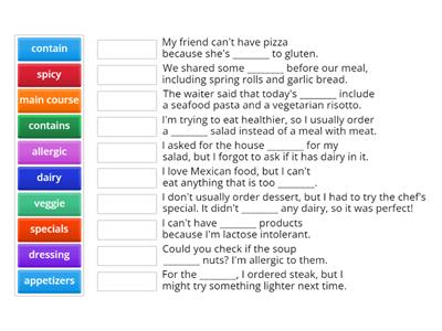 Are you ready to order? ESL A2