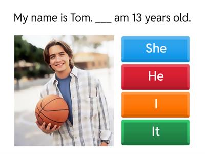 Adults: Personal Pronouns