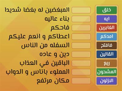 معاني كلمات ٢ متوسط ف٣ "تفسير "