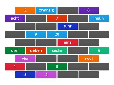 1-20 auf Deutsch