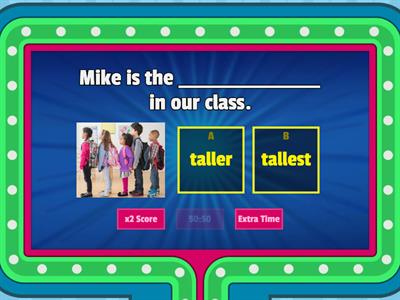 Inflectional Ending -er and -est