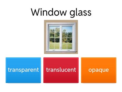 transparent, translucent or opaque? seeing the light