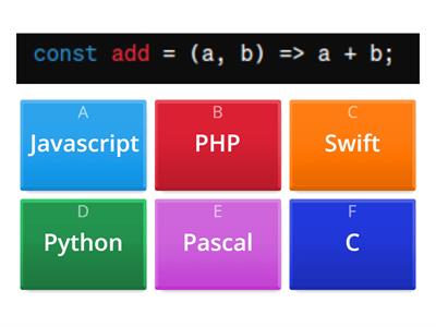 Adivina el lenguaje de programación