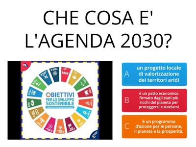 AGENDA 2030 classe 3A 