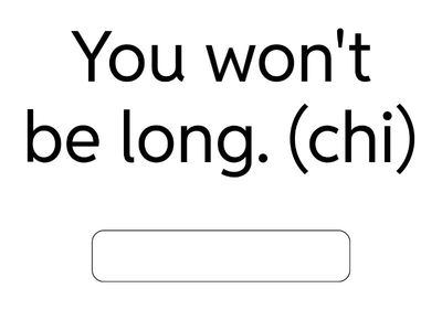 Uned 18 - Cyfieithu "Fydd e'n...?" (Mynediad, de)