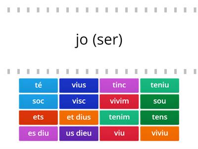  Verbs: ser, tenir, viure i dir-se