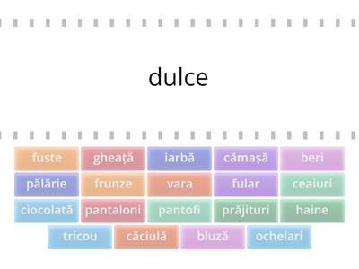 Potriviți cuvintele cu însușirile/calitățile indicate!