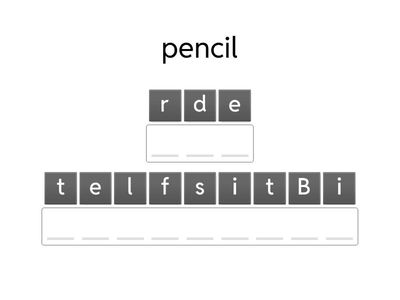 German Stationary - Spelling!