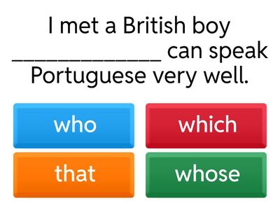 Defining and Non-Defining Relative Clauses 