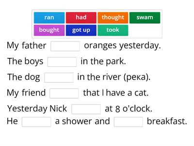 Past Simple_Irregular Verbs