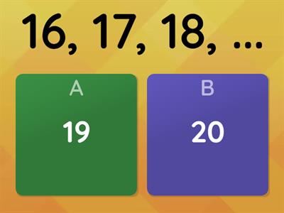 Number Pattern Grade 1