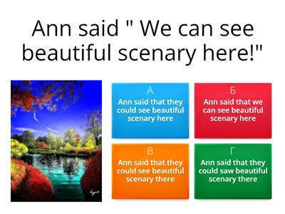 косвенная речь 6 класс