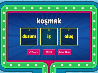 İŞ OLUŞ DURUM FİİLLERİ 7. SINIF