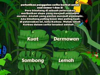 Soal Bahasa Indonesia kelas 4 tema 4 untuk SD