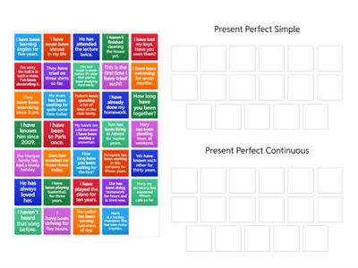 Present Perfect Simple vs Present Perfect Continuous