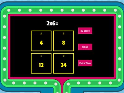 Simple multiplication practice 1