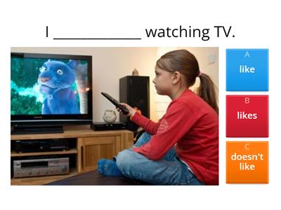 8th 45min week 1 Likes and dislikes